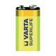 БАТЕРИЯ Varta Superlife ЦИНК 9V