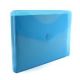 PVC Папка Office box А4+,с уширение прозрачно синя 90726