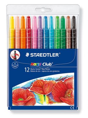 ПАСТЕЛИ STAEDTLER NORIS TWISTER 221 - 12 ЦВ.