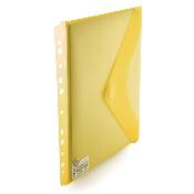 PVC Папка Office box А4+ с перфорация жълта 35353