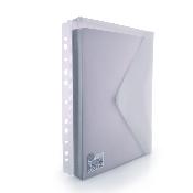 PVC Папка Office box А4+,с уширение ,перфорация прозрачна35761