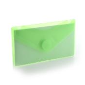 PVC Папка CARDс велкро 6х10.5 см.зелена 90636