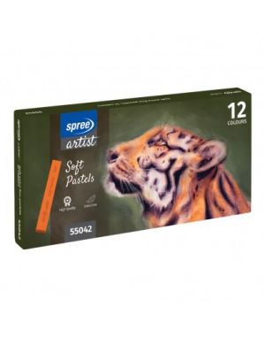 Пастел сух Extra Fine, 12 цвята 55042