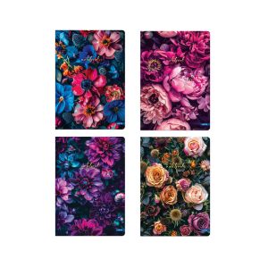 Тетрадка Lastva Bloom А5, офсет, 96л., ред L3335