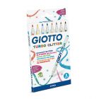 GIOTTO ФЛУМАСТЕРИ Turbo Glitter - 8 цв.