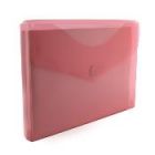 PVC Папка Office box А4+,с велкро и уширение,червена 90746
