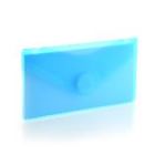 PVC Папка CARDс велкро 6х10.5 см.синя 90626
