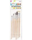 Комплект четки за рисуване 4 обли + 2 плоски 133502 Starpak