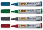 МАРКЕР BIC ПЕРМАНЕНТЕН - ЧЕРЕН, СКОСЕН ВРЪХ